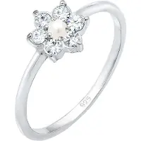 Elli PREMIUM Bague 'Blume' argent