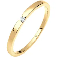 Elli DIAMONDS Bague 'Classic' or