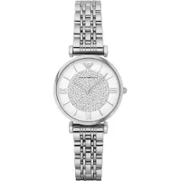 Giorgio Armani Montre à affichage analogique argent