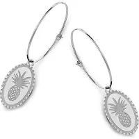 CO88 Collection Boucles d'oreilles en argent élégantes pour femmes de la collection CO88 8CE-70043