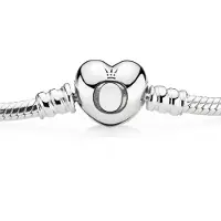 Pandora Bracelet Coeur & Maille Serpent Moments
