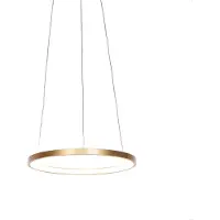JUST LIGHT Lampe suspendue ronde Circle or Ø 39cm