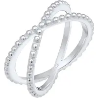 Elli Bague argent / blanc perle