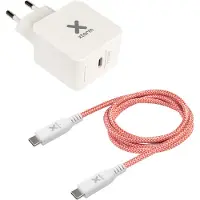 Xtorm Oplader met Kabel 1m Usb C naar Usb C 18W Power Delivery 3.0 Wit