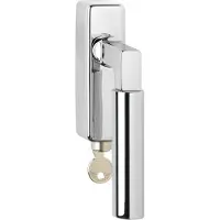 Intersteel Poignée de fenêtre Bau-Stil Chrome verrouillable