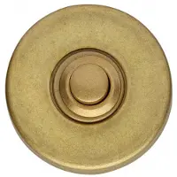 Intersteel Sonnette ronde Chimea laiton dégringolé