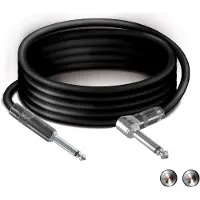 Tasker TSK1032-AQMFS-6 c?ble guitare jack TS 6,35 mm 6 m?tres