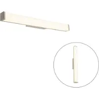 QAZQA Applique murale moderne en acier pour salle de bain 62 cm IP44 - Cascada