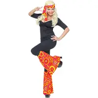 Widmann Set jambleres et bandeau bubbles orange 70's