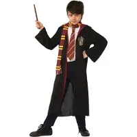 Rubies Robe, baguette, écharpe et cravate Harry Potter