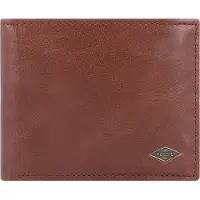 Fossil Cuir porte-monnaie Ryan Passcase Dark Brown brun