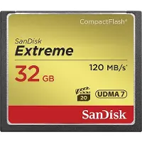 SanDisk 32GB Extreme CF mémoire flash 32 Go CompactFlash