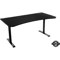 AROZZI Arena Bureau de Gaming Noir Pur