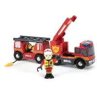 BRIO 33811 Feuerwehr-Leiterfahrzeug Spielzeugauto