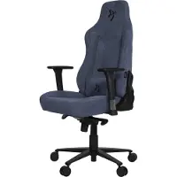 AROZZI Vernazza Soft Fabric Chaise Gaming - Bleu