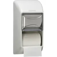 Katrin Distributeur papier toilette WC, 2-rouleaux, Blanc