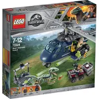 LEGO Jurassic World Poursuite en hélicoptère de Blue, 75928