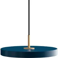 UMAGE Suspension , Asteria mini, dimmable, Bleu, Salon / séjour, Métal, Design