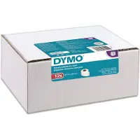 Dymo 2093091 (12 stuks) - Noir sur blanc - Étiquette