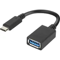 Lenovo 4X90Q59481 câble USB USB 3.2 Gen 1 (3.1 Gen 1) 0,14 m USB C USB A Noir
