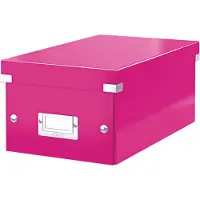 Leitz Boîte d'organisation DVD Click + Store , rose