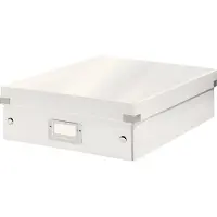 Leitz Boîte d'organisation Click + Store , taille moyenne, blanc