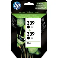 HP 339 Lot Double Noir (C9504EE)