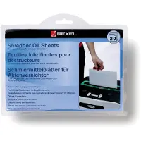 Rexel 2101949 Oiled Paper For Shredders 20 Units Clair One Size / EU Plug 220V
