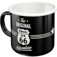 US Highways Tasse en émail Route 66 360 ml