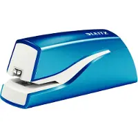Leitz Agrafeuse électrique 5566 WOW - métallique-bleu