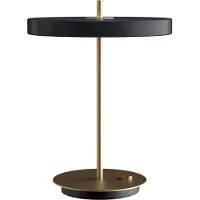 UMAGE Asteria Lampe de Table Anthracite Grey | Brass base