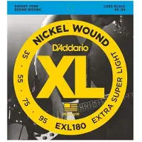 D'Addario Jeu de cordes basse D'Addario EXL180