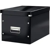 Leitz Click And Store Large Cubic Storage Box 320x360x310 Mm Noir
