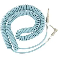 Fender 9m Original Coil Cable Straight-angle Daphne Blue