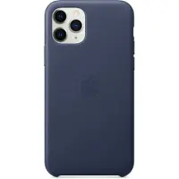 Apple iPhone 11 Pro Back Cover Cuir Bleu nuit