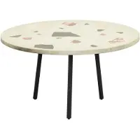 Nordal Table basse Terrazzo ronde - pistache