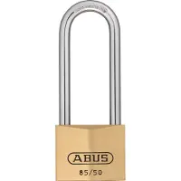 ABUS Cadenas à cylindre 85/50HB80 gl largeur du corps 50 mm laiton s'entrouvrant 2726