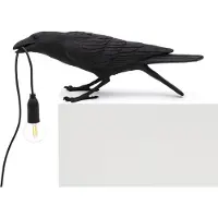 Seletti Lampe de Table , Bird Lamp, Noir, Salon / séjour, Plastique, Design