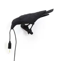 Seletti Bird Lamp Looking Left | Black