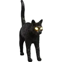 Seletti Lampe Jobby le chat - noir