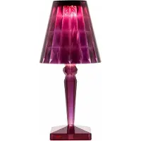 Kartell Big Battery Lampe de Table Portative Plug | Plum