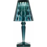 Kartell Big Battery Lampe de Table Portative Plug | Light blue