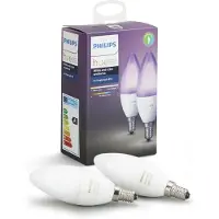 Philips White and Color E14 Lot de 2