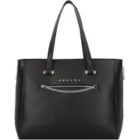 Replay sac shopper sac à épaule Shopper Black noir