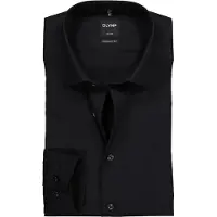 Olymp Luxor Modern Fit Chemise noir, Unicolore