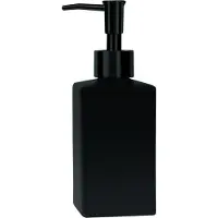 Spirella Distributeur de savon Céramique QUADRO MATT Noir mat