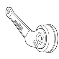 Shimano Sg-3c41 levier argent argent One Size
