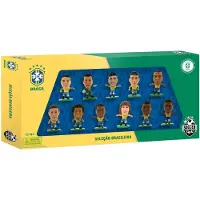 Soccerstarz - 202561 - Figurine - Sport - Pack De 11 Figurines Officielles De L'équipe De Brésil