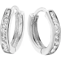 Lucardi Boucles d'oreilles argent