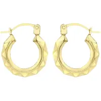 Lucardi Boucles d'oreilles 'Klassisch' or